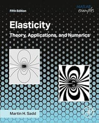 Elasticity Theory Applications And Numerics 5th Edition 2025 By Sadd M H