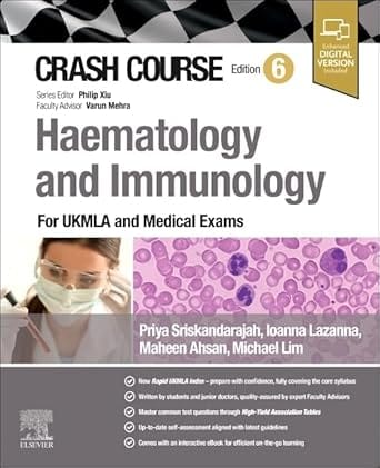 Crash Course Haematology And Immunology 6th Edition 2025 By Sriskandarajah P