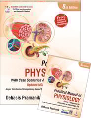 Principles Of Physiology With Free Practical Manual Of Physiology 8th Edition 2025 By Debasis Pramanik