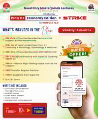 Plan C+ Economy Edition + STRIKE for NORCET 10.0