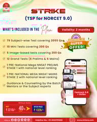 STRIKE TSP for NORCET 9.0 Validity 2 Months