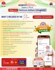 NORCET preparation to the next level Plan C+ Platinum Edition