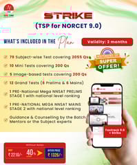 STRIKE TSP for NORCET 9.0 Validity 2 Months