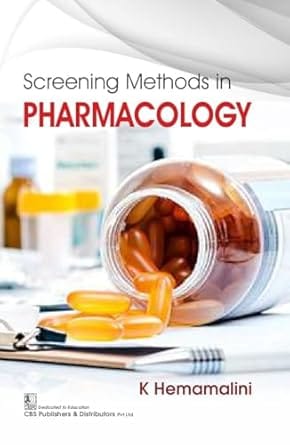 Screening Methods In Pharmacology 2026 By Hemamalini M