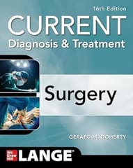 Current Diagnosis And Treatment Surgery 16th Edition 2025 By Doherty G M