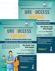 Sure Success Nursing-A Guide For All Nursing Recruitment Exams (2Vols) 1st Edition 2026 By Shiv Shankar Tyagi