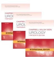 Campbell  Walsh Urology Set of 3 Volumes International Edition 13th Edition 2025 BY Dmochowski