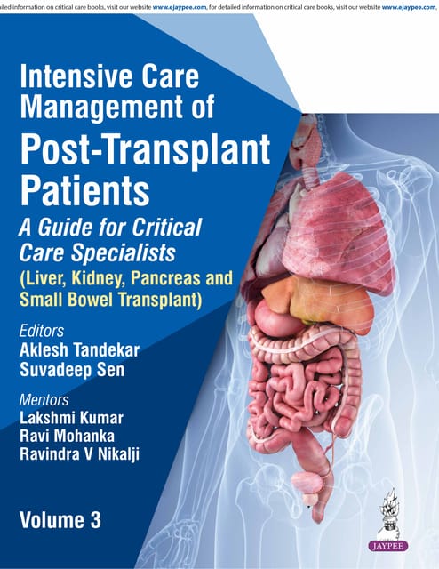 Intensive Care Management Of Post-Transplant Patients: A Guide For Critical Care Specialists Vol.3, 1st Edition 2026 By Aklesh Tandekar