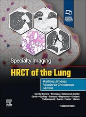 Specialty Imaging: HRCT of the Lung 3rd Edition 2025 By Mart�nez-Jim�nez