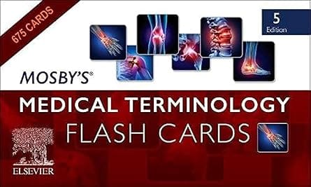 Mosby's Medical Terminology Flash Cards 5th Edition 2021 By Mosby