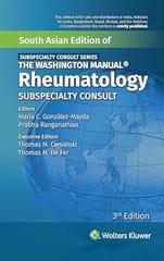 Washington Manual Rheumatology Subspecialty Consult 3rd Edition 2021 By Gonzalez