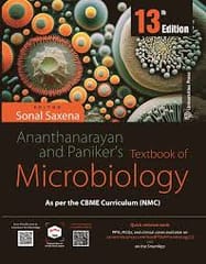 Ananthanarayan And Panikers Textbook Of Microbiology 13th Edition 2025 By Sonal Saxena