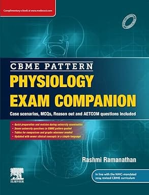 CBME Pattern Physiology Exam Companion 1st Edition 2025 By Rashmi Ramanathan