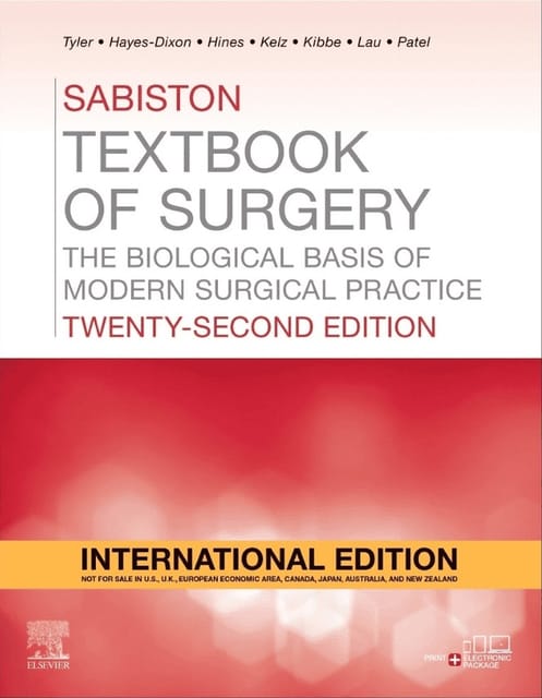 Sabiston Textbook Of Surgery 22nd International Edition 2026 By Tyler, Hayes- Dixon, Hines