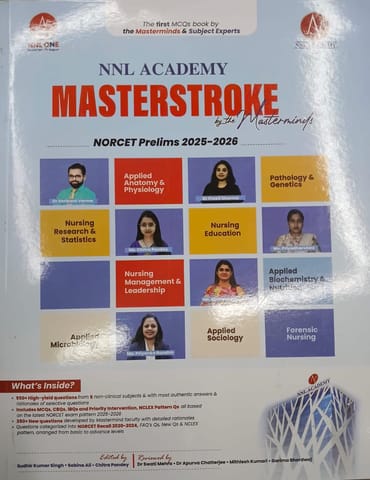 Masterstroke by the Masterminds Norcet Prelims & Mains 2025-2026