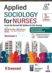 Applied Sociology For Nurses (Semester-1) 3rd Edition 2025 By R Sreevani