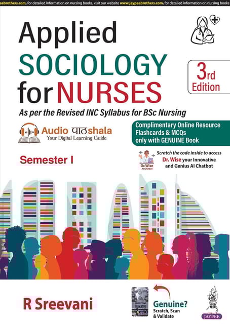 Applied Sociology For Nurses (Semester-1) 3rd Edition 2025 By R Sreevani