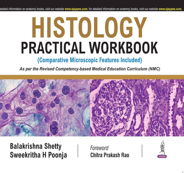 Histology Practical Workbook 1st Edition 2026 By Balakrishna Shetty