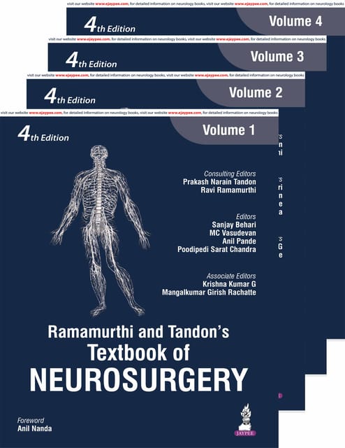 Ramamurthi And Tandon'S Textbook Of Neurosurgery (4Vols) 4th Edition 2026 By Sanjay Behari