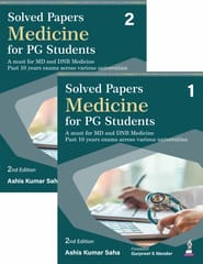 Solved Papers Medicine For Pg Students (2Vols) 2nd Edition 2026 By Ashis Kumar Saha