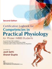 Certification Logbook For Competencies In Practical Physiology For Phase I Mbbs Students 2nd Edition 2026 By Jyoti Sethi