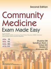 Community Medicine Exam Made Easy 2nd Edition 2026 By Shubha Db