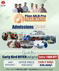 Plan MLB Pro Pearl Batch Aiming for AIIMS NORCET 11.0 & 12.0 by Masterminds Faculty