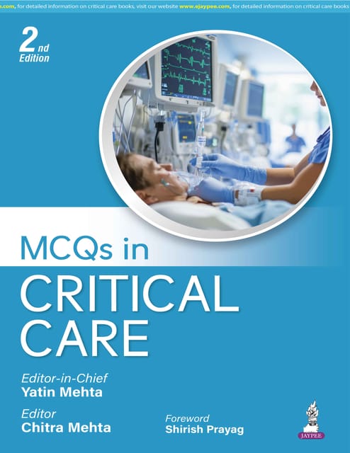 Mcqs In Critical Care 2nd Edition 2026 By Yatin Mehta