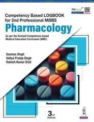 Competency Based Logbook For 2Nd Professional Mbbs Pharmacology 3rd Edition 2026 By Saumya Singh