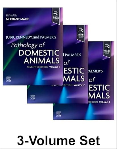 Jubb, Kennedy & Palmer's Pathology of Domestic Animals: Set 7th Edition  2025 By Maxie