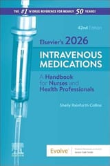 Elseviers 2026 Intravenous Medications 42th Edition 2025 By Collins