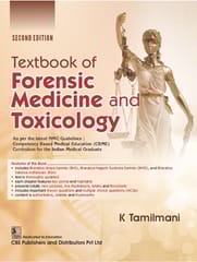 Textbook of Forensic Medicine and Toxicology 2nd Edition 2026 By K Tamilmani