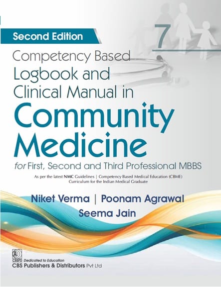 Competency Based Logbook and Clinical Manual in Community Medicine for First, Second and Third Professional MBBS 1st Edition 2026 By Poonam Agrawal?