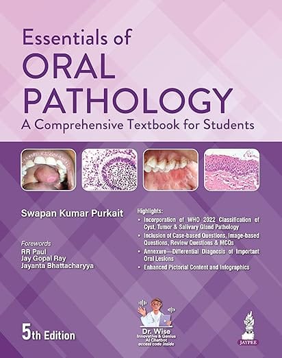 Essentials of Oral Pathology A Comprehensive Textbook For Students 5th Edition 2026 By Swapan Kumar Purkait