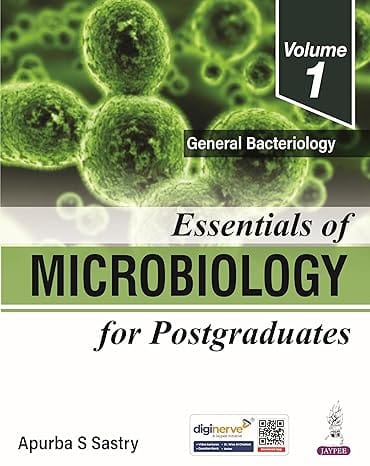 Essentials of Microbiology For Postgraduates (Volume 1) General Bacteriology 1st Edition 2026 By Apurba S Sastry
