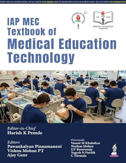 Iap Mec Textbook of Medical Education Technology 1st Edition 2026 By Harish K Pemde