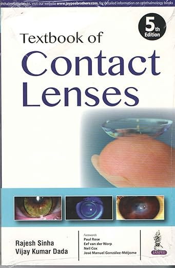 Textbook of Contact Lenses 5th Reprint Edition 2026 By Rajesh Sinha