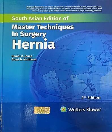 Master Techniques In Surgery Hernia 2nd Edition South Asia Edition 2026 By Jones D.B.