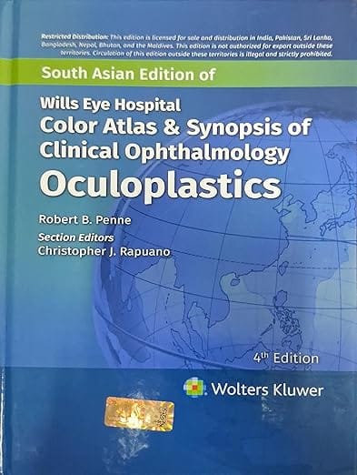 Wills Eye Hospital Color Atlas And Synopsis of Clinical Ophthalmology Oculoplastics 4th Edition South Asia Edition 2026 By Penne R B