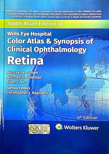 Wills Eye Hospital Color Atlas And Synopsis of Clinical Ophthalmology Retina 4th Edition South Asia Edition 2026 By Cohen M.N.