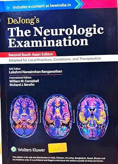 Dejongs The Neurologic Examination With Access Code (Second Sae) Adaptation From 8th Edition 2025 By Campbell W.W.
