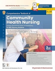 Comprehensive Textbook of Community Health Nursing Including Environmental Science And Epidemiology For Bsc Nursing Students 2nd Edition 2026 By Shyamala D Manivannan