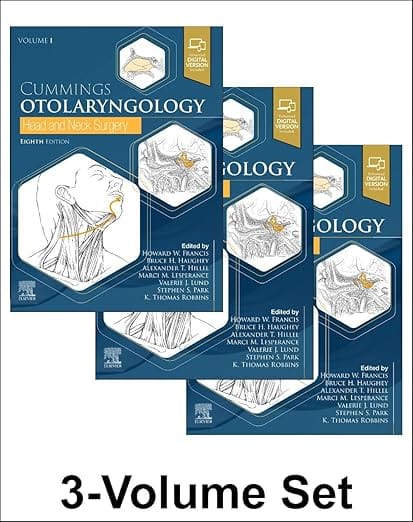 Cummings Otolaryngology Head And Neck Surgery With Access Code 3 Vol Set 8th Edition 2026 By Francis H W