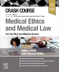 Crash Course Medical Ethics And Medical Law For The Mla And Medical Exams 2025 By Brooks W