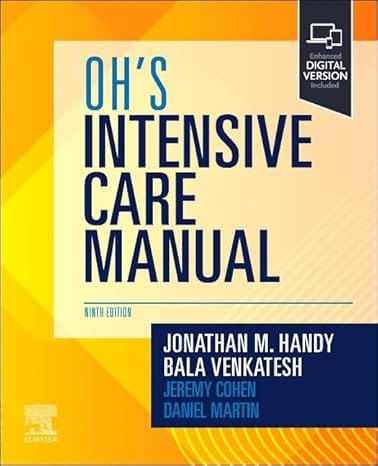 Ohs Intensive Care Manual With Access Code 9th Edition 2026 By Handy J M