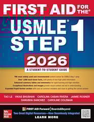 First Aid For The Usmle Step1 2026, 36th Edition 2026 By Le Bhushan