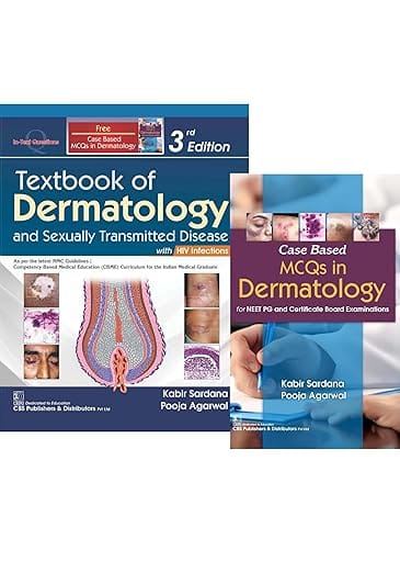 Textbook Of Dermatology And Sexually Transmitted Disease With Hiv Infections 3rd Edition Free Case Based Mcqs In Dermatology 2026 By Kabir Sardana