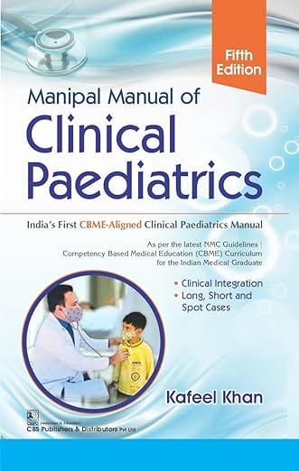 Manipal Manual Of Clinical Paediatrics 5th Edition 2026 By Kafeel Khan