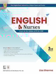 English 4 Nurses As Per The New Syllabus Of Inc For Gnm 3rd Edition 2026 By Liza Sharma