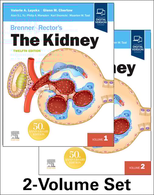 Brenner & Rector's The Kidney 2 volume set 12th Edition 2026 By Glenn M